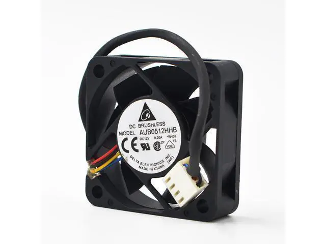 Alt view image 2 of 4 - 1pcs AUB0512HHB W401 DC12V 0.2A 5015 5CM 50x50x15mm 4Pin Server Cooling Fan pwm