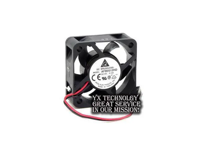 Alt view image 3 of 6 - Delta New 5CM AFB0512HD 12V 0.15A 5020 dual ball bearing cooling fan for 50 * 50 * 20mm