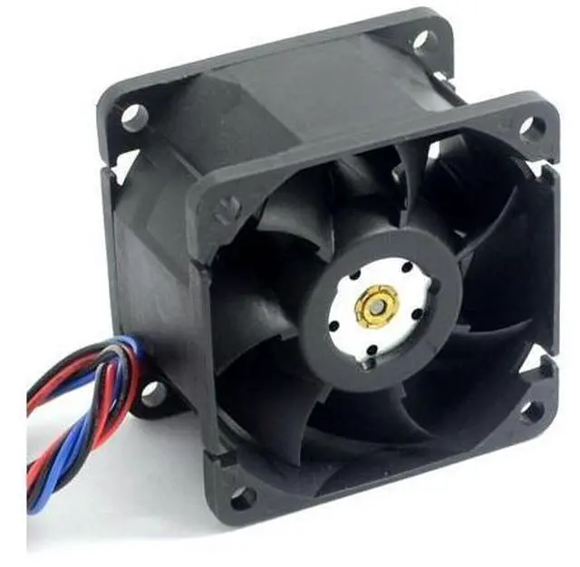 Alt view image 3 of 6 - 1pcs Delta New 6cm double ball FFB0612EHE 6038 3 wire dual ball bearing cooling fan 12V 1.2A for 60*60*38mm