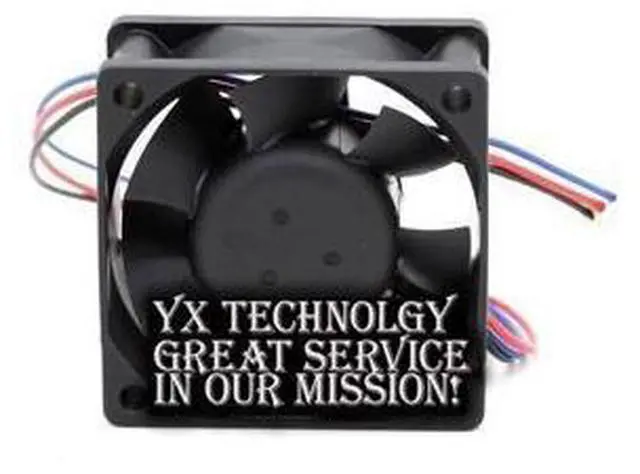 Alt view image 6 of 6 - Delta New AFB0612HH 6025 6CM 0.25A double ball bearing cooling fan for 60*60*25mm