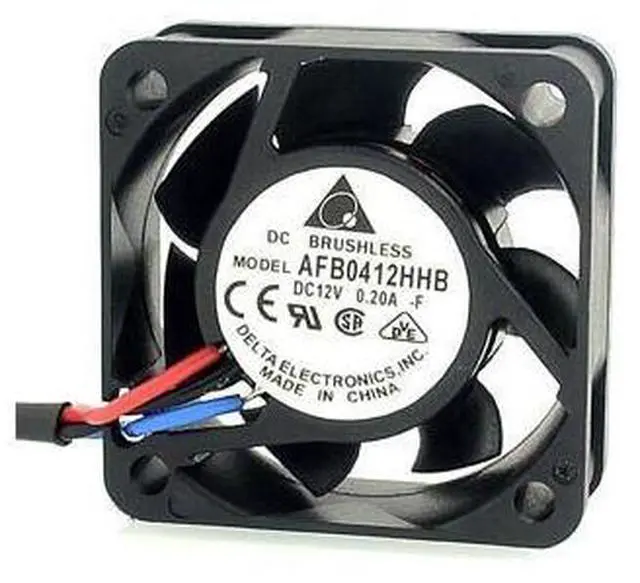 Main image of Delta The new AFB0412HHB 4cm 12V 0.20A three wire speed durable ball bearing cooling fan 40 * 40 * 15mm