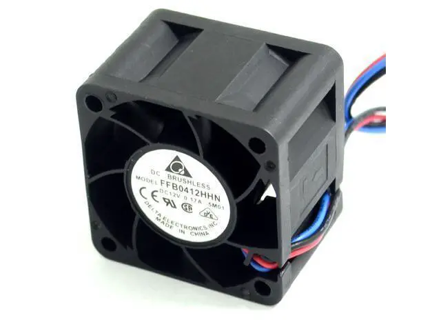 Alt view image 2 of 6 - 1pcs FFB0412HHN -5M01 4028 4cm 12V 0.17A 3 server cooling fan Delta 40 * 40 * 28mm