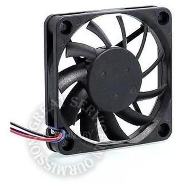 Alt view image 3 of 6 - Delta EFB0612HA 6010 12V 0.18A 6CM 3-wire speed and durability ball bearing cooling fan 60*60*10MM