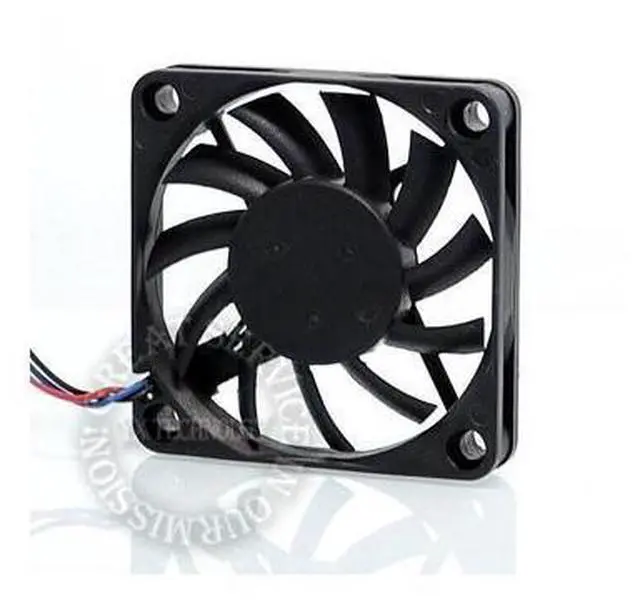 Alt view image 4 of 6 - Delta EFB0612HA 6010 12V 0.18A 6CM 3-wire speed and durability ball bearing cooling fan 60*60*10MM