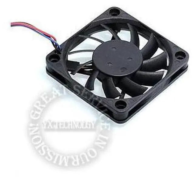 Alt view image 6 of 6 - Delta EFB0612HA 6010 12V 0.18A 6CM 3-wire speed and durability ball bearing cooling fan 60*60*10MM