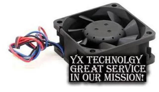 Alt view image 4 of 6 - Delta sgipping 60*60*25mm 3-wire AFB0612EH-ROO 6CM 12V 0.48A 6025 6 cm double ball bearing cooling fan for
