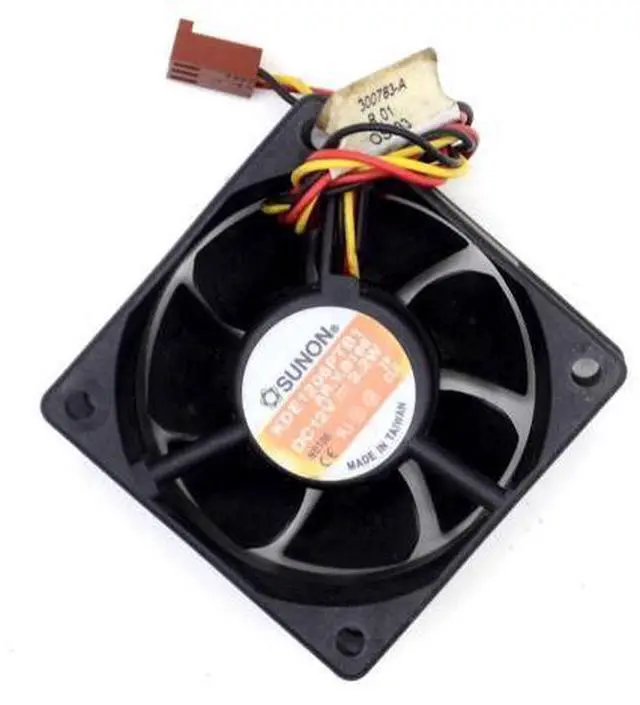 Alt view image 5 of 6 - 1pcs SUNON 6025 2.2W KDE1206PTB1 6CM 12V 3 wire alarm cooling fan
