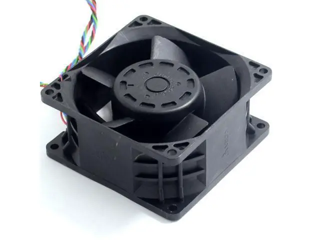 Alt view image 6 of 6 - and PFC0812DE 8038 12V 3.30A 4 wire pairs bearing cooling fan violence Delta 80*80*38mm