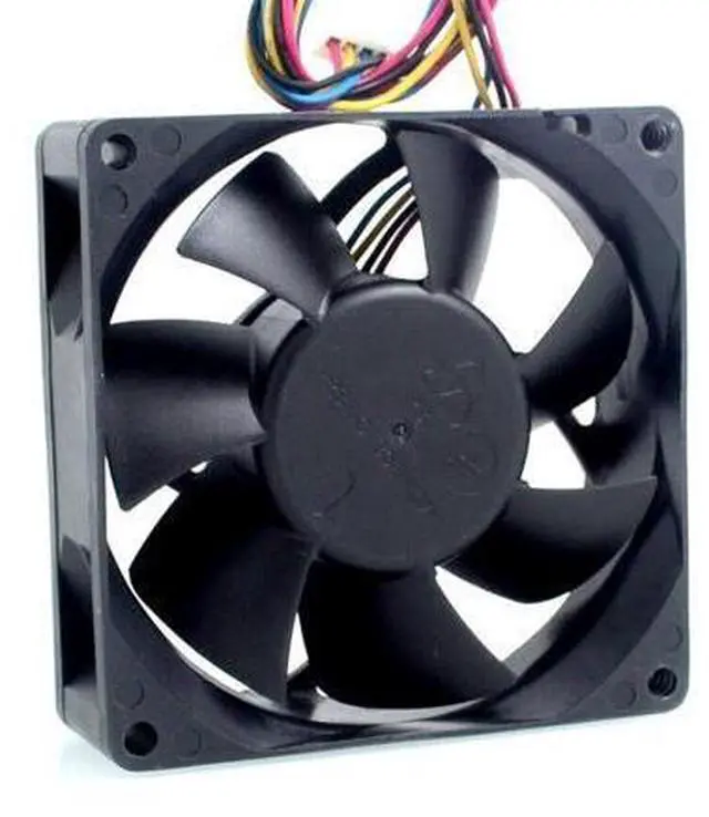 Alt view image 4 of 6 - New DATB0825B2S 8025 80*80*25mm 12V 0.84A PWM speed winds cooling fan violence