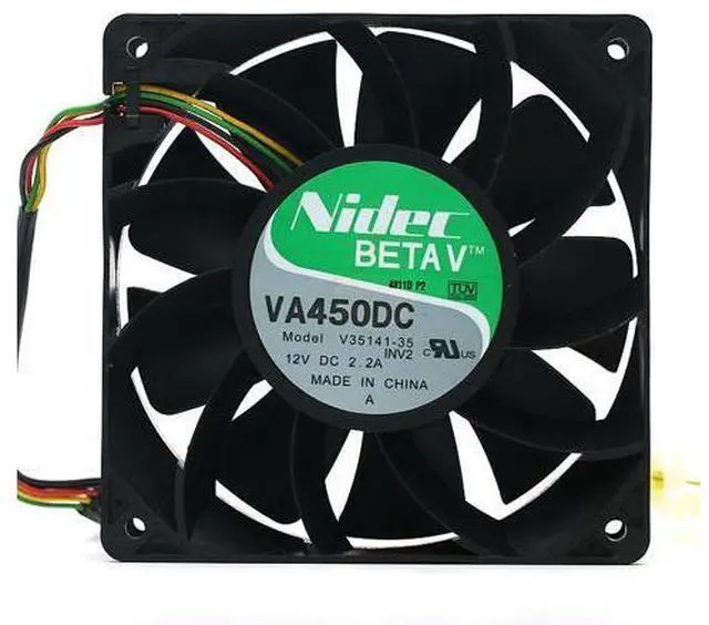 Alt view image 5 of 5 - Ants S7 Nidec 12038 V35141-35 12CM 12V 2.2A Four-Wire PWM cooling Fan