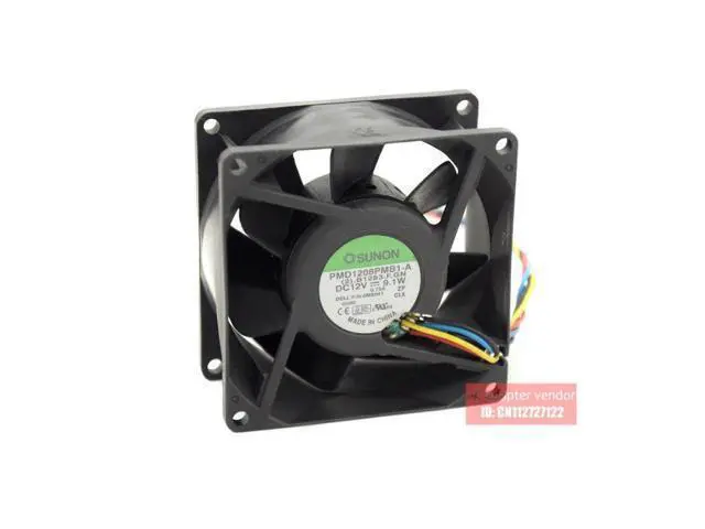 Alt view image 2 of 6 - SUNON 8038 PMD1208PMB1-A 12V 9.1W 4 wire cooling fan 80 * 80 * 38MM
