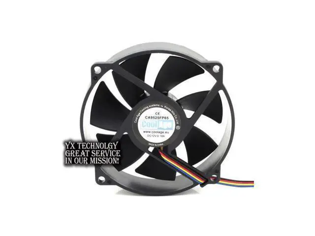 Alt view image 2 of 6 - The new CA9525FP65 9025 four-pin circular mute thermostat PWM CPU cooling fan for CoolAge 90*90*25mm