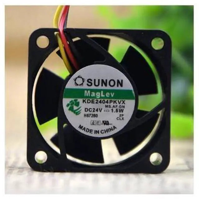 Alt view image 3 of 5 - FOR SUNON KDE2404PKVX 24V 1.5W 4020 4CM 3-wire Magnetic Levitation Cooling Fan