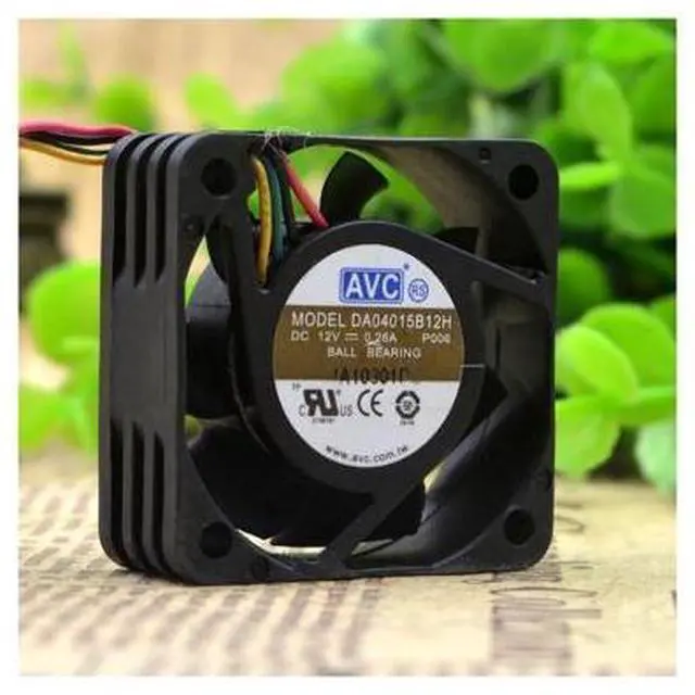 Alt view image 3 of 5 - AVC 4CM 4015 12V 0.26A DA04015B12H 4 lines PWM temperature control cooling fan