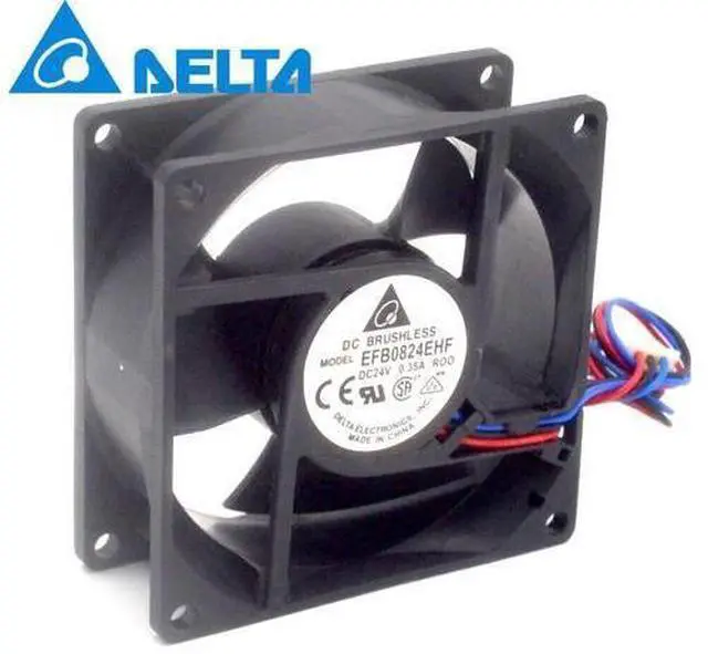 Main image of New and Original EFB0824EHF-ROO 8032 24V 0.35A Emerson CT inverter cooling fan for Delta 808032mm