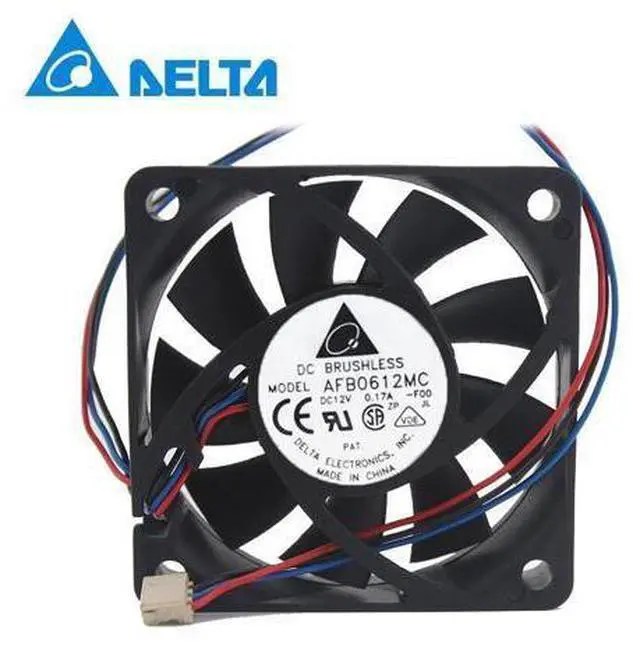 Main image of Delta New and Original AFB0612MC 6015 12V 0.17A dual three-ball speed CPU cooling fan for