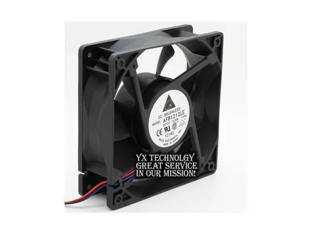 Alt view image 3 of 6 - Delta New and Original AFB1212LE 12038 0.3A 12V dual ball silent chassis cooling fan for 120*120*38mm