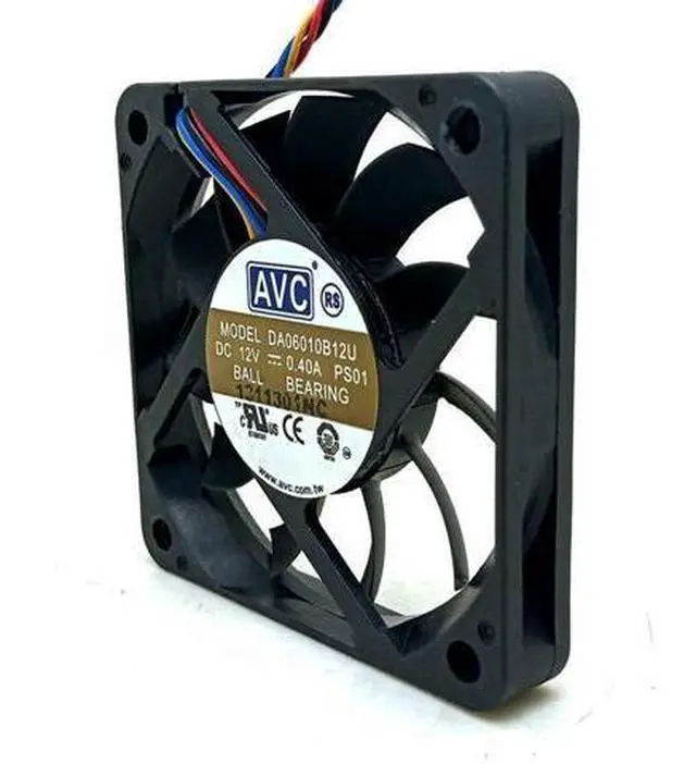 Alt view image 3 of 4 - 1pcs DA06010B12U 10mm thickness 6010 12V 0.40A 60 * 60 * 10MM ultra-thin air volume cooling fan