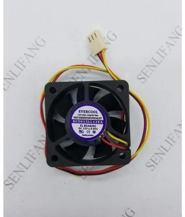 Main image of Original EVERCOOL EC5015LL12EA DC12V 0.09A 50*15MM Cooling Fan 5CM