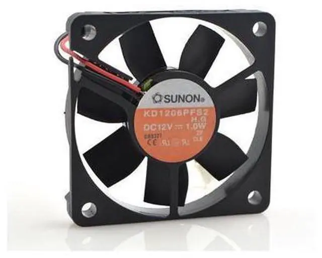 Main image of 6CM 6010 12V 1.0W KD1206PFS2 ultra-quiet charger power supply cooling fan