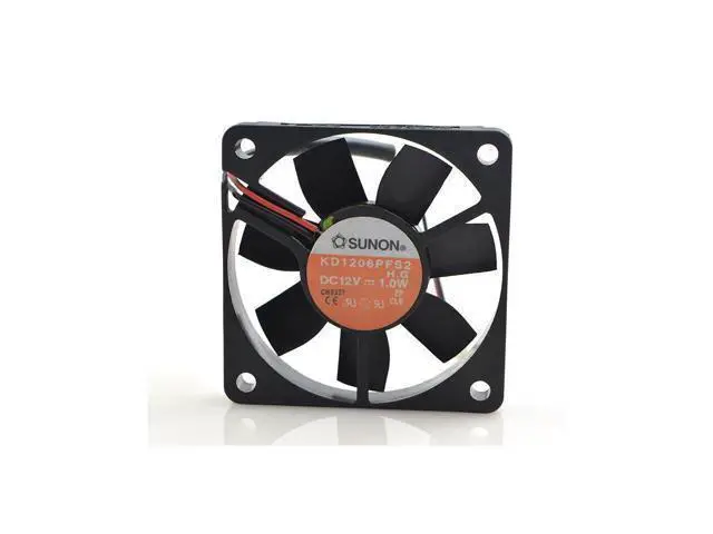Alt view image 2 of 5 - 6CM 6010 12V 1.0W KD1206PFS2 ultra-quiet charger power supply cooling fan