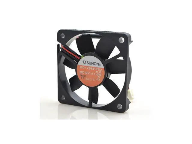 Alt view image 4 of 5 - 6CM 6010 12V 1.0W KD1206PFS2 ultra-quiet charger power supply cooling fan