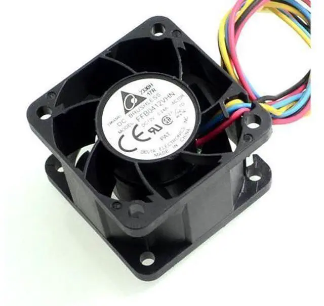 Alt view image 4 of 5 - 2pcs FFB0412VHN 4028 4cm 12V 0.24A PWM DC cooling fan speed control 40*40*28mm