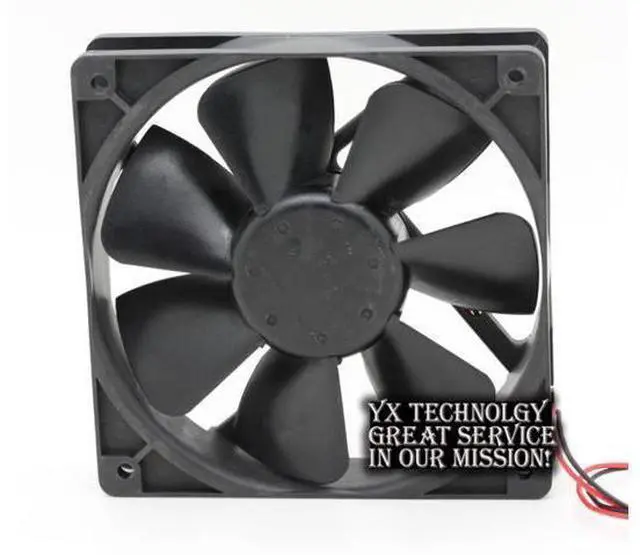 Alt view image 2 of 6 - Delta 12CM 12025 WFB1212M 0.33A silent cooling fan dual ball wind capacity 120*120*25mm