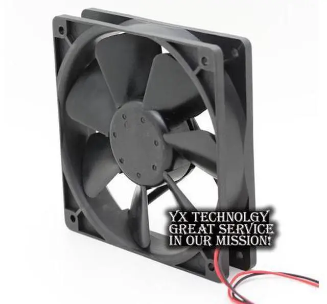 Alt view image 5 of 6 - Delta 12CM 12025 WFB1212M 0.33A silent cooling fan dual ball wind capacity 120*120*25mm