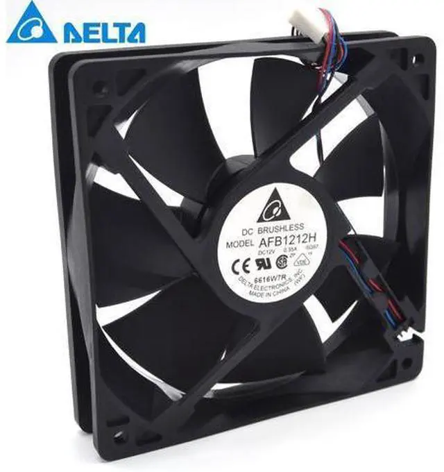 Main image of Delta AFB1212H 12025 12cm 12V 0.35A three line winds chassis cooling fan 120*120*25mm