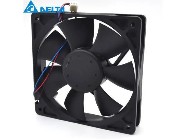Alt view image 4 of 6 - Delta AFB1212H 12025 12cm 12V 0.35A three line winds chassis cooling fan 120*120*25mm