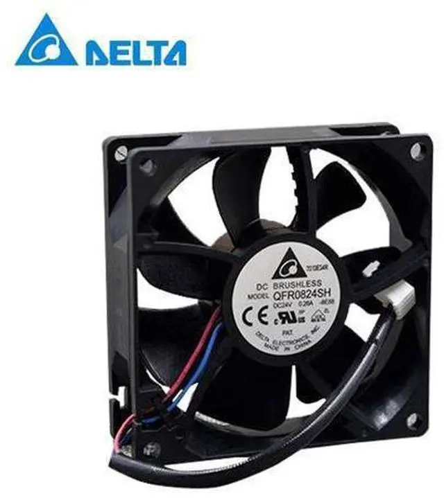 Main image of Original QFR0824SH Computer Blower Cooling Fan DC 24V 0.26A 4.08W 8025 80*80*25mm 4300RPM