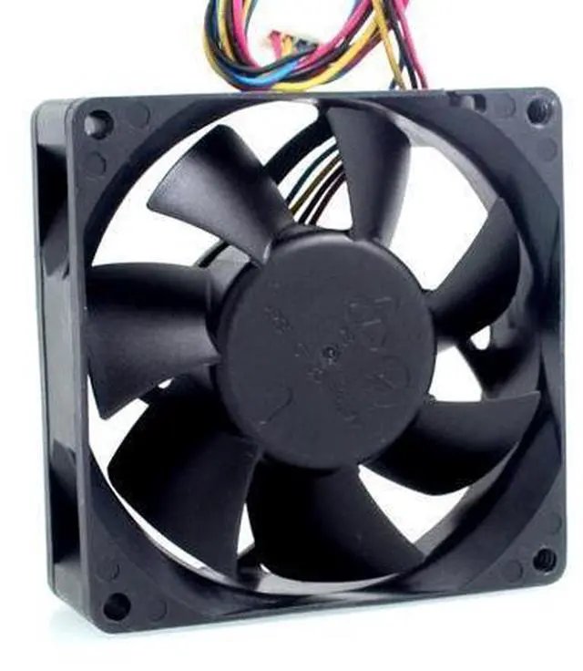 Alt view image 4 of 6 - DATB0825B2S 8025 80*80*25mm 12V 0.84A PWM speed winds cooling fan violence