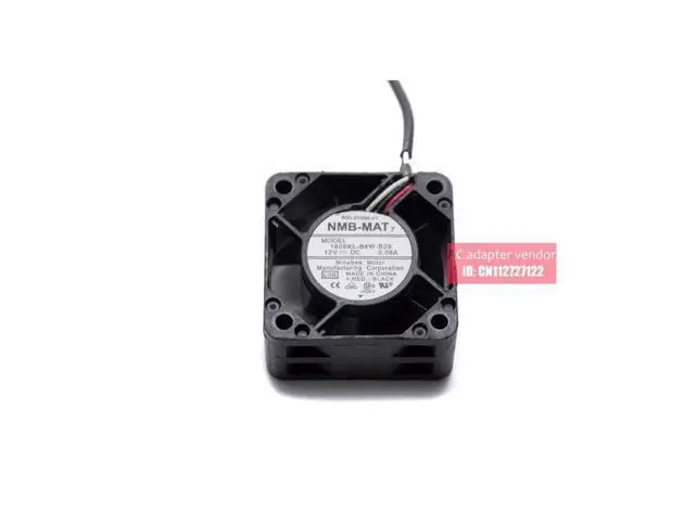Alt view image 3 of 5 - NMB 4020 12V 0.08A 1608KL-04W-B29 model inverter cooling fan 3 lines