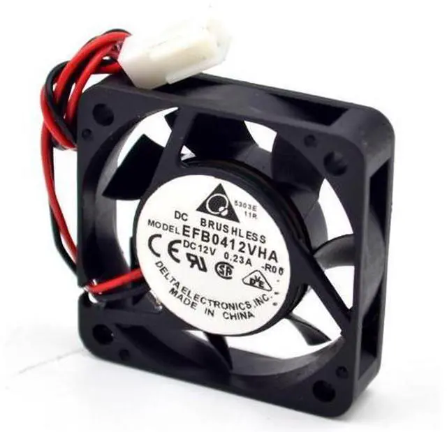 Alt view image 4 of 6 - Delta 40*40*10mm 2-wire or 3-wire EFB0412VHA 4010 12V 0.23A 4CM North Bridge cooling fan wholesale