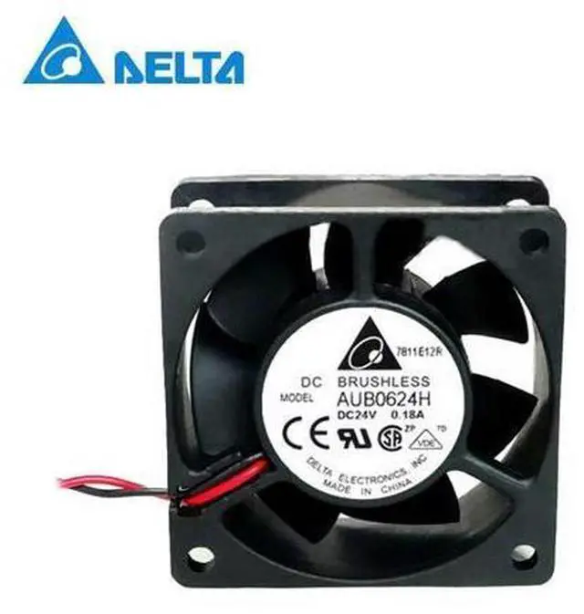 Main image of Delta Original AUB0624H 24V 0.11A 6CM 6025 2-wire inverter fan cooling