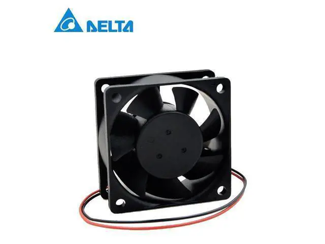 Alt view image 2 of 2 - Delta Original AUB0624H 24V 0.11A 6CM 6025 2-wire inverter fan cooling