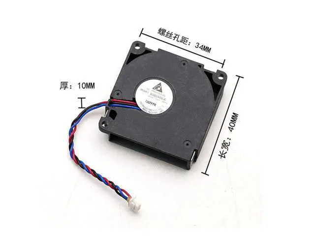 Alt view image 4 of 4 - 1pcs BSB0405LA DC5V 0.30A side blower centrifugal turbine blower cooling fan 4cm 40*40*10mm