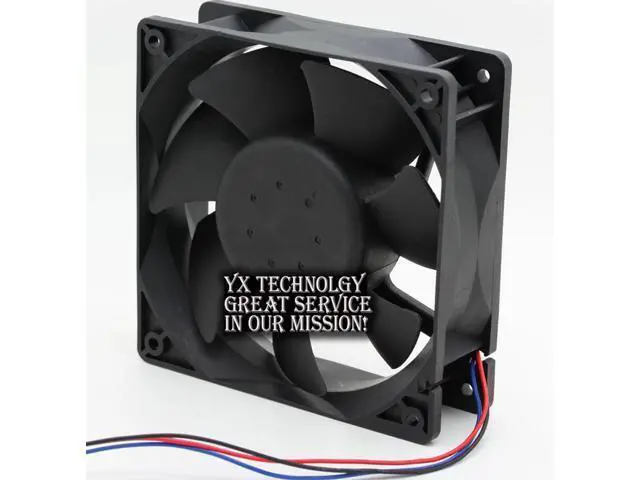 Alt view image 2 of 6 - Delta and AFB1212LE 12038 0.3A 12V dual ball silent chassis cooling fan 120*120*38mm