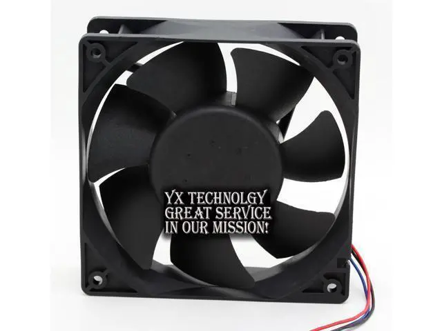 Alt view image 4 of 6 - Delta and AFB1212LE 12038 0.3A 12V dual ball silent chassis cooling fan 120*120*38mm