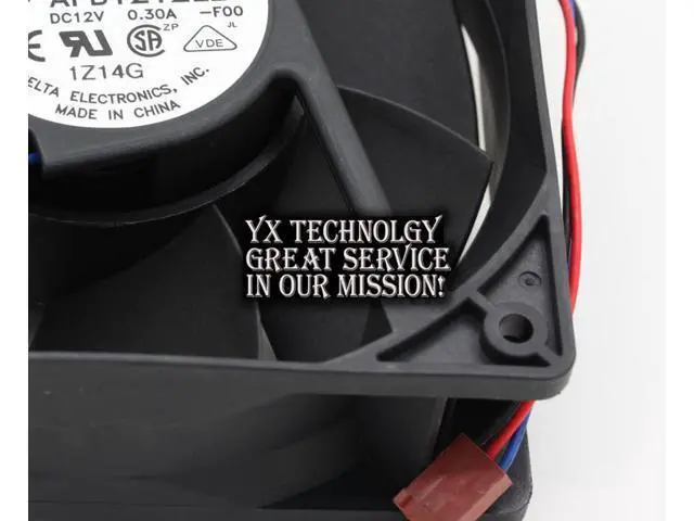 Alt view image 6 of 6 - Delta and AFB1212LE 12038 0.3A 12V dual ball silent chassis cooling fan 120*120*38mm