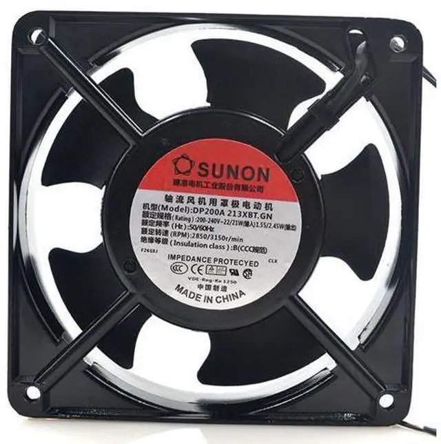 Main image of 1pcs DP200A 2123XBT.GN 12CM 120*120*38MM 12038 220V socket case industrial cooling fan