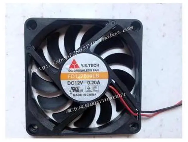 Main image of Taiwan Wonsan YSTECH 7010 12v 0.2A FD127010LB chassis cooling fan