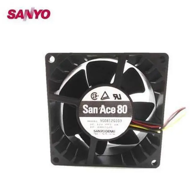 Main image of Original 8038 12V 1.1A 8CM 9G0812G103 80 * 80 * 38MM large air volume high-speed server cooling fan