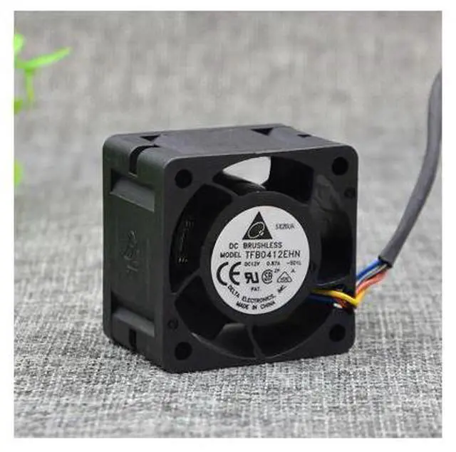 Alt view image 3 of 5 - For Delta TFB0412EHN 4028 12V 0.87A 4cm\/cm Double Ball Cooling Fan