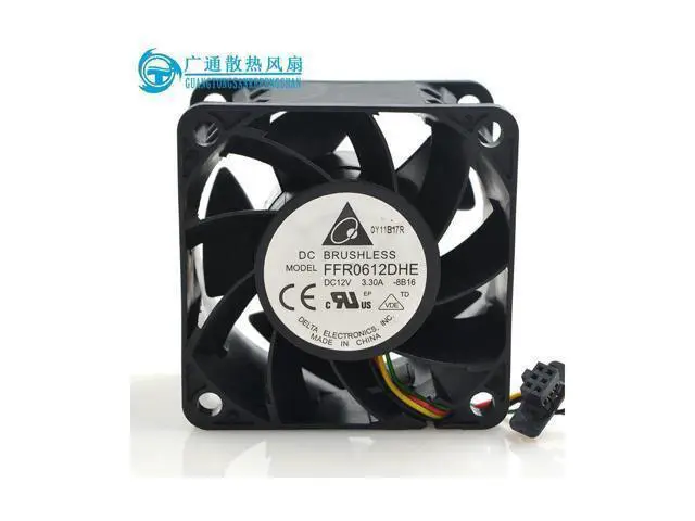 Alt view image 2 of 4 - Delta fan FFB0612DHE For DL380 G6 G7 463172-001 496066-001 12V 3.3A 6038 cooling