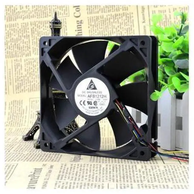 Main image of For Delta AFB1212H 12V 0.35A 12CM 12025 chassis power supply cooling fan