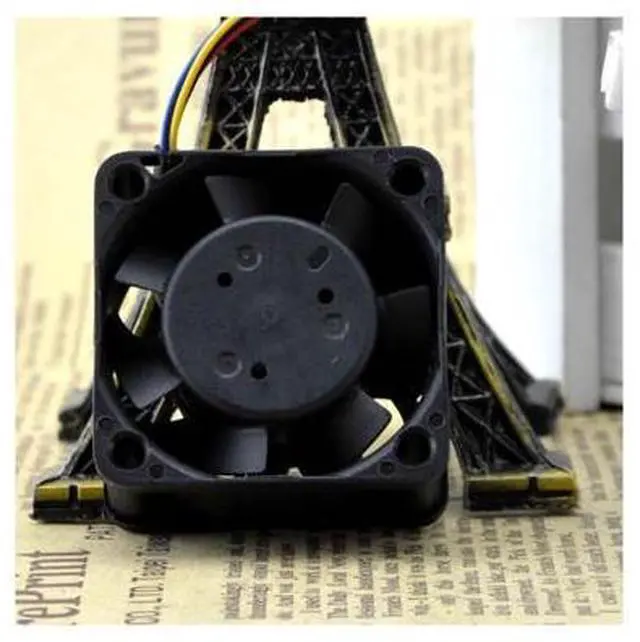 Alt view image 2 of 4 - For Delta THA0412AD 4cm 4020 12v 0.60A Double Balls Large Air Volume Cooling Fan