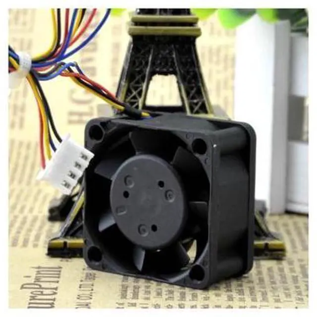 Alt view image 3 of 4 - For Delta THA0412AD 4cm 4020 12v 0.60A Double Balls Large Air Volume Cooling Fan