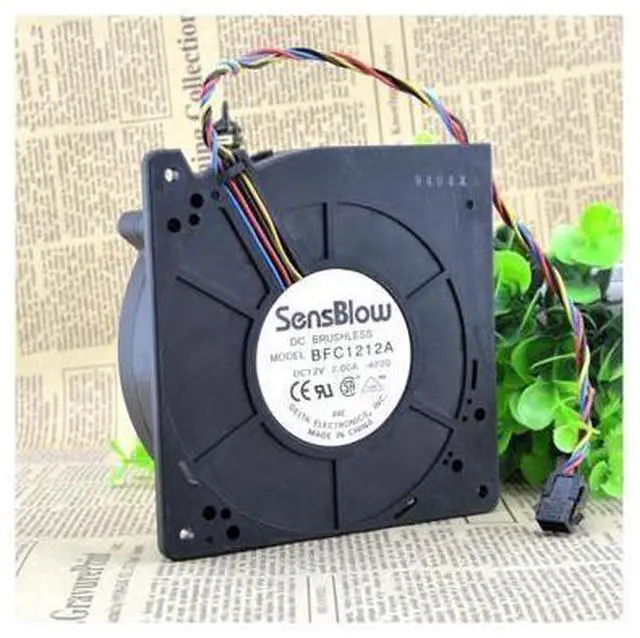 Alt view image 3 of 5 - For Delta BFC1212A 12032 12V 2.00A 12cm four lines large air volume turbo blower cooling fan